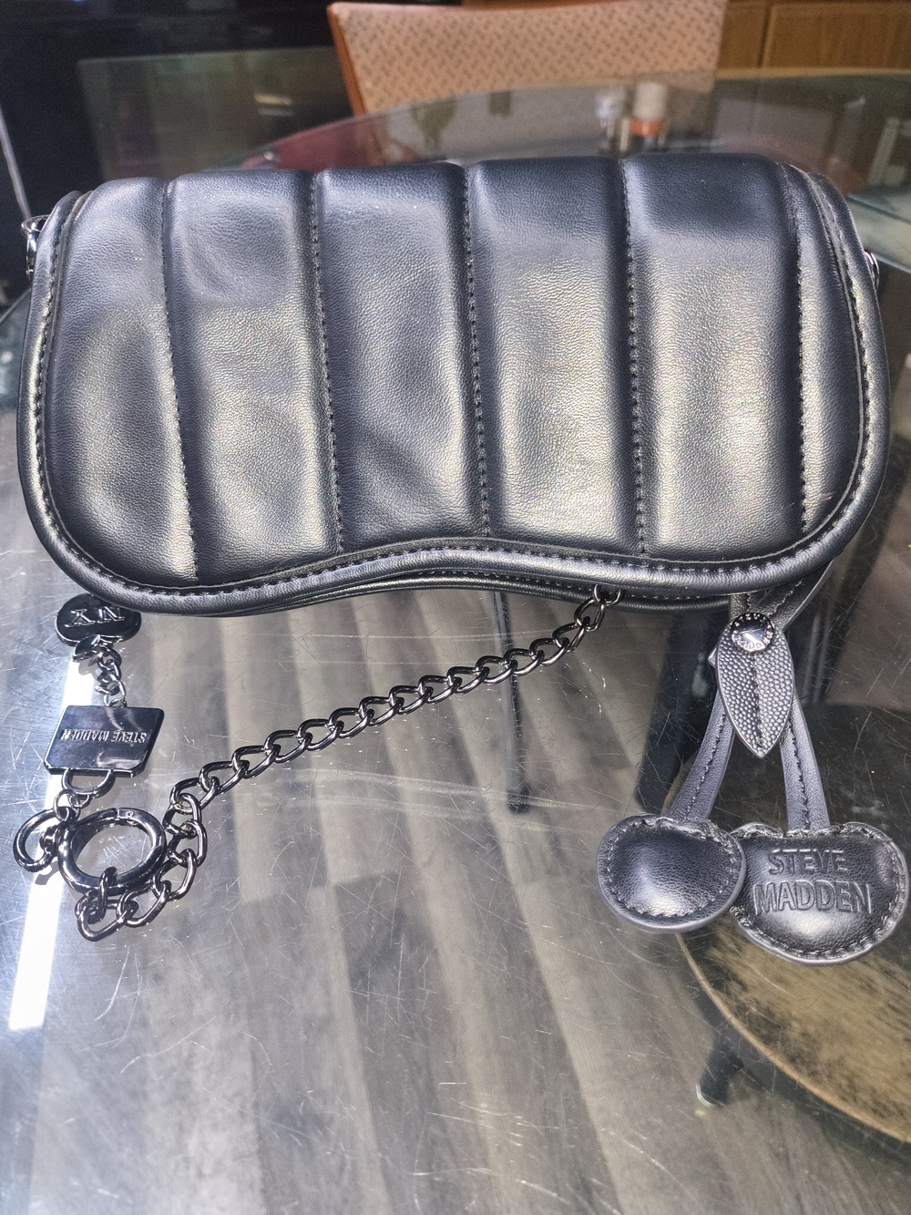 Steve Madden Black Purse